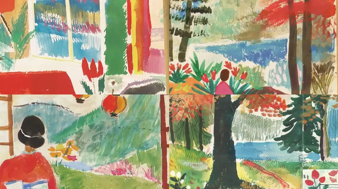 Vibrant and expressive visual narrative with a whimsical touch - Midjourney sref style