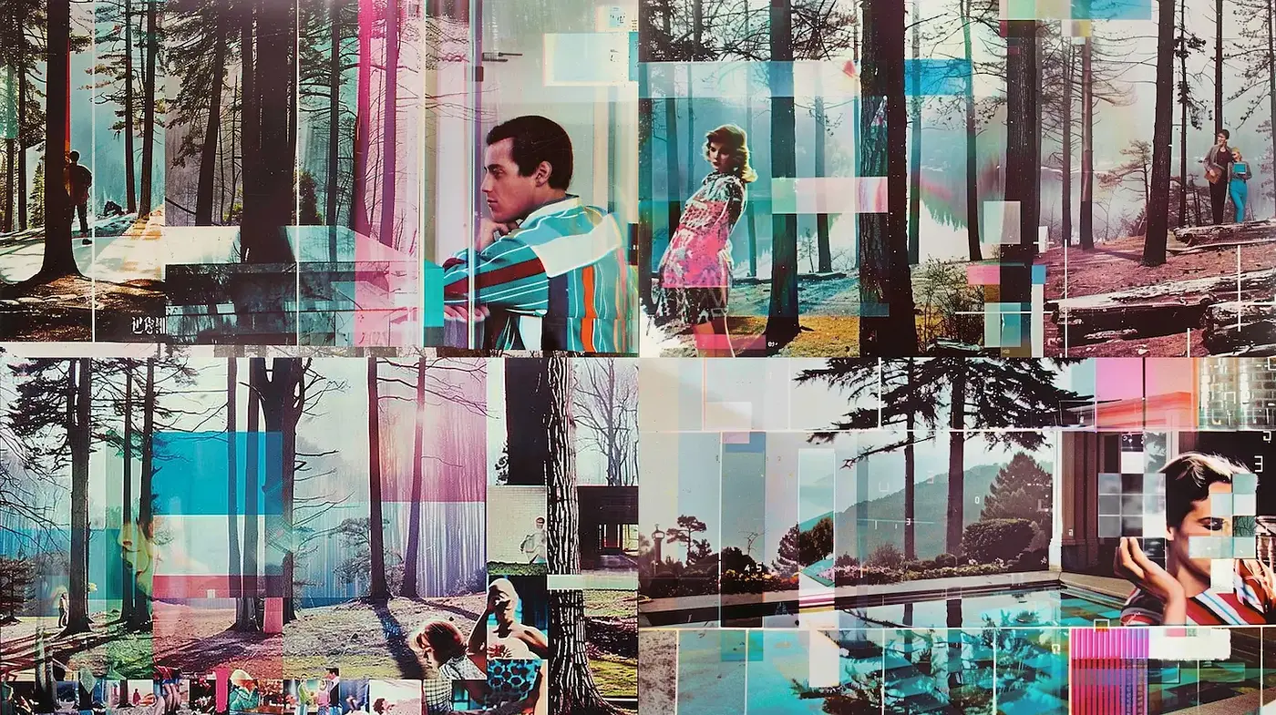Visually Rich, Retro-Futuristic Aesthetic with Fragmented Narratives - Midjourney sref style