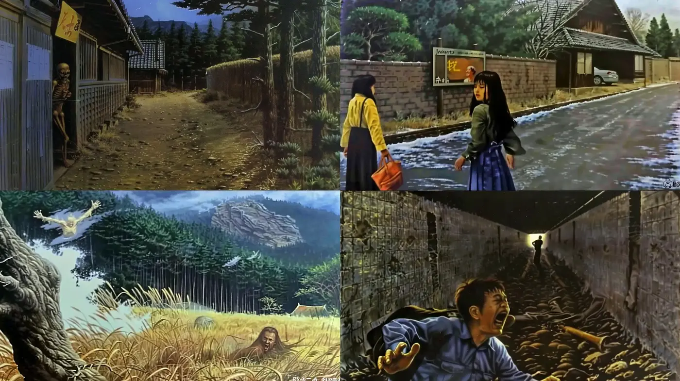 Consistent Hyperreal Panoramic Storytelling - Midjourney sref style