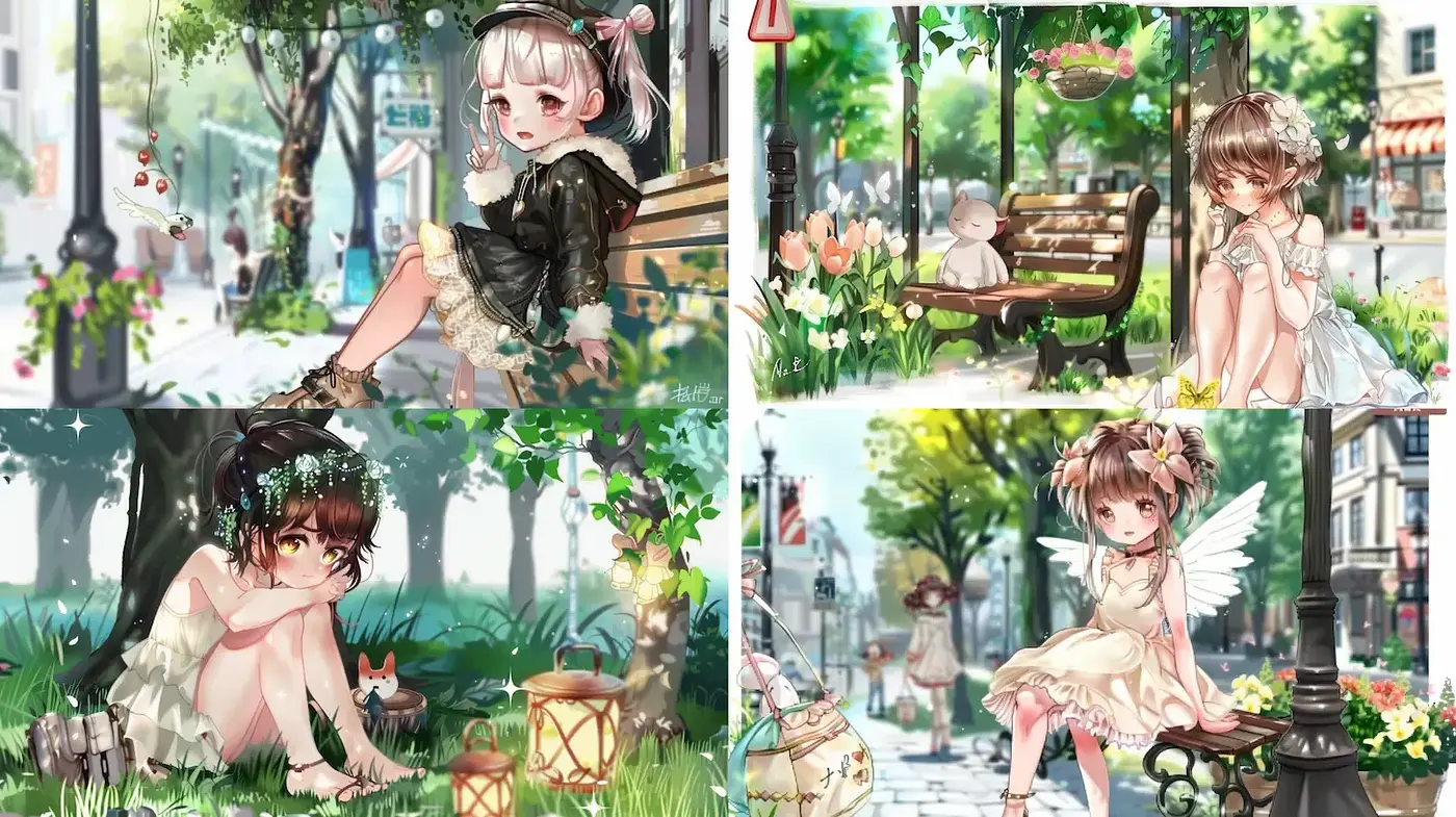 Charming Whimsy with Elements of Fantasy - Midjourney sref style