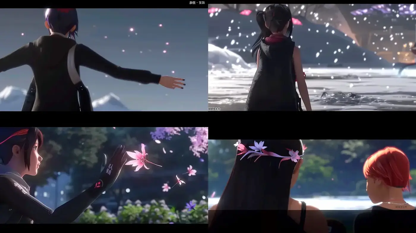 Serene and Dreamlike Aesthetic with Nature Elements - Midjourney sref style