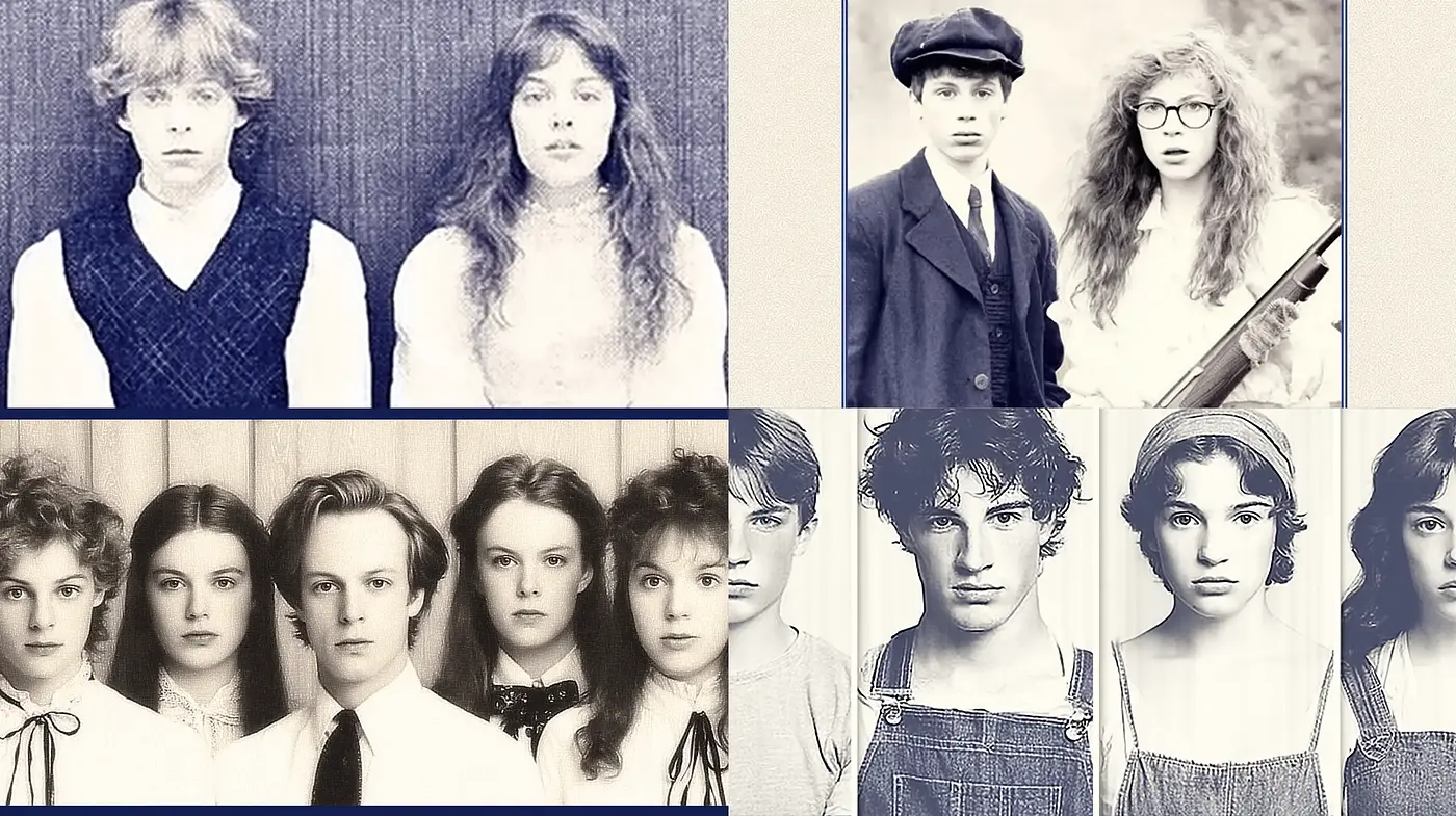 A Nostalgic Exploration of Youthful Portraiture Reflecting Timelessness - Midjourney sref style