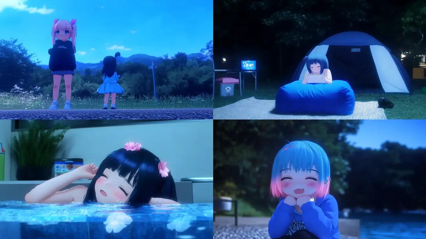 Serene Twilight Ambience with Anime Aesthetics - Midjourney sref style