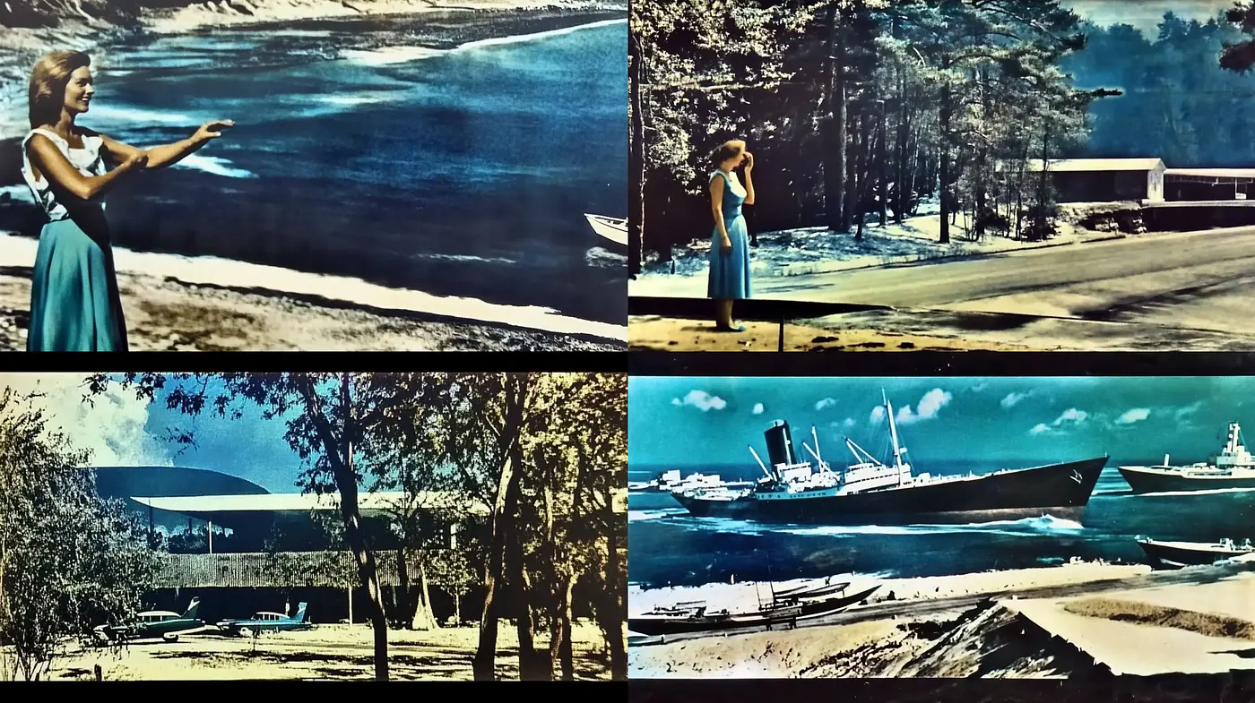 Vintage Maritime Reverie with a Cinematic Lens - Midjourney sref style