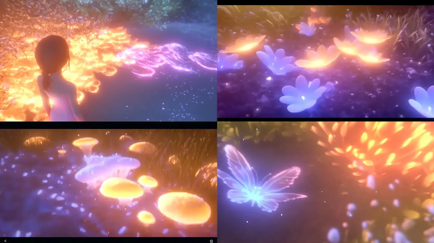 Luminous Dreamscape with Ethereal Glow and Surreal Harmony - Midjourney sref style