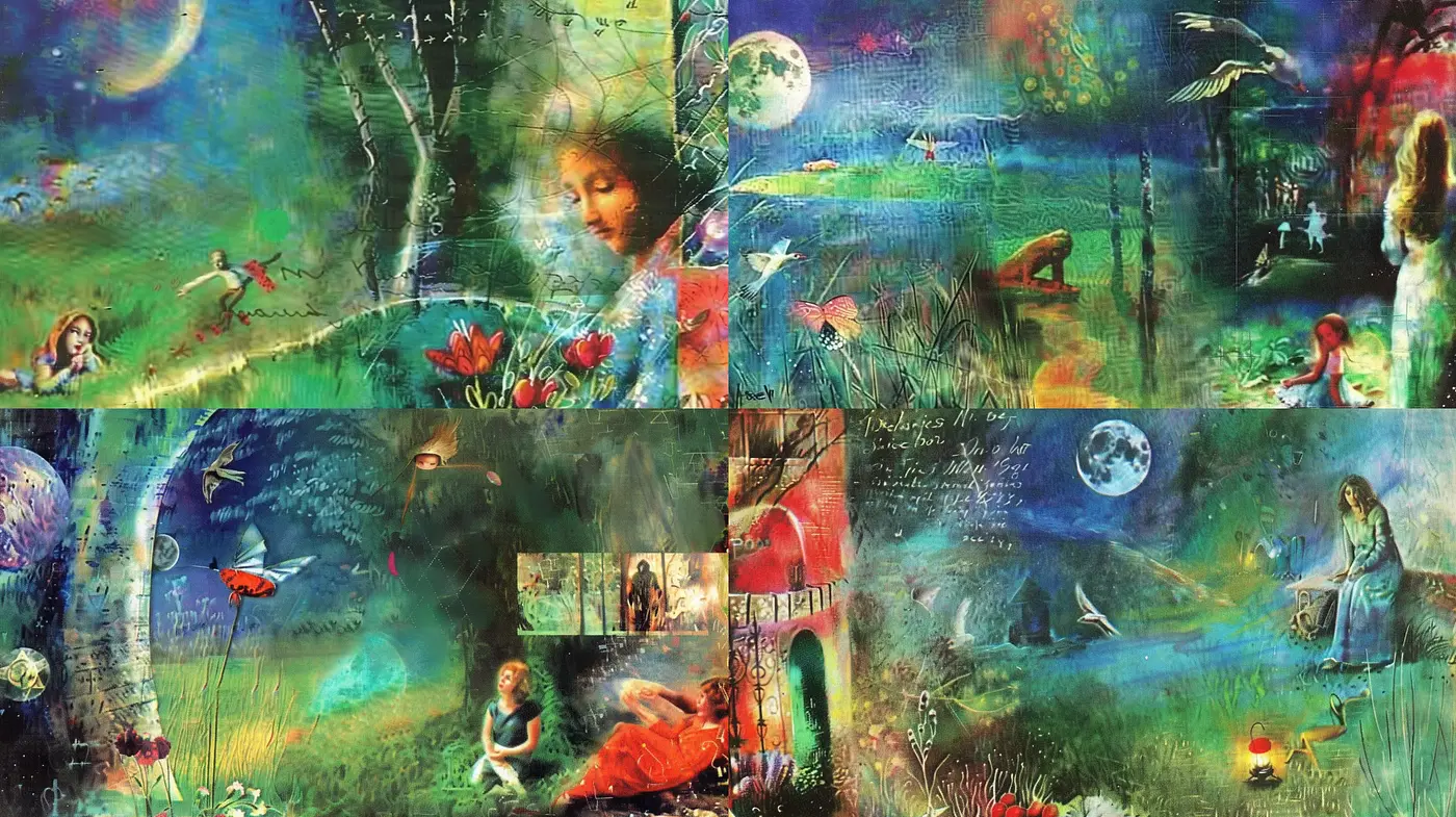 Dreamlike Fantasia of Surreal Vistas and Ethereal Tones - Midjourney sref style