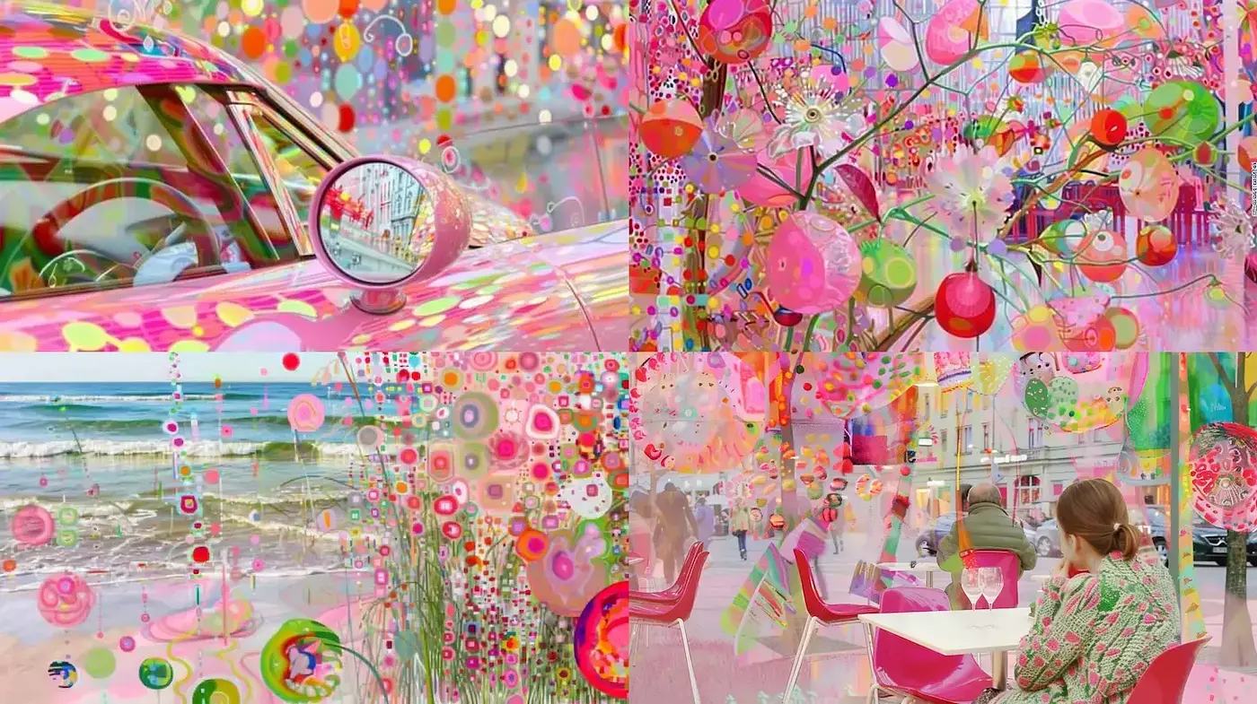 Vibrant and Playful Expression of Colorful Abstraction - Midjourney sref style