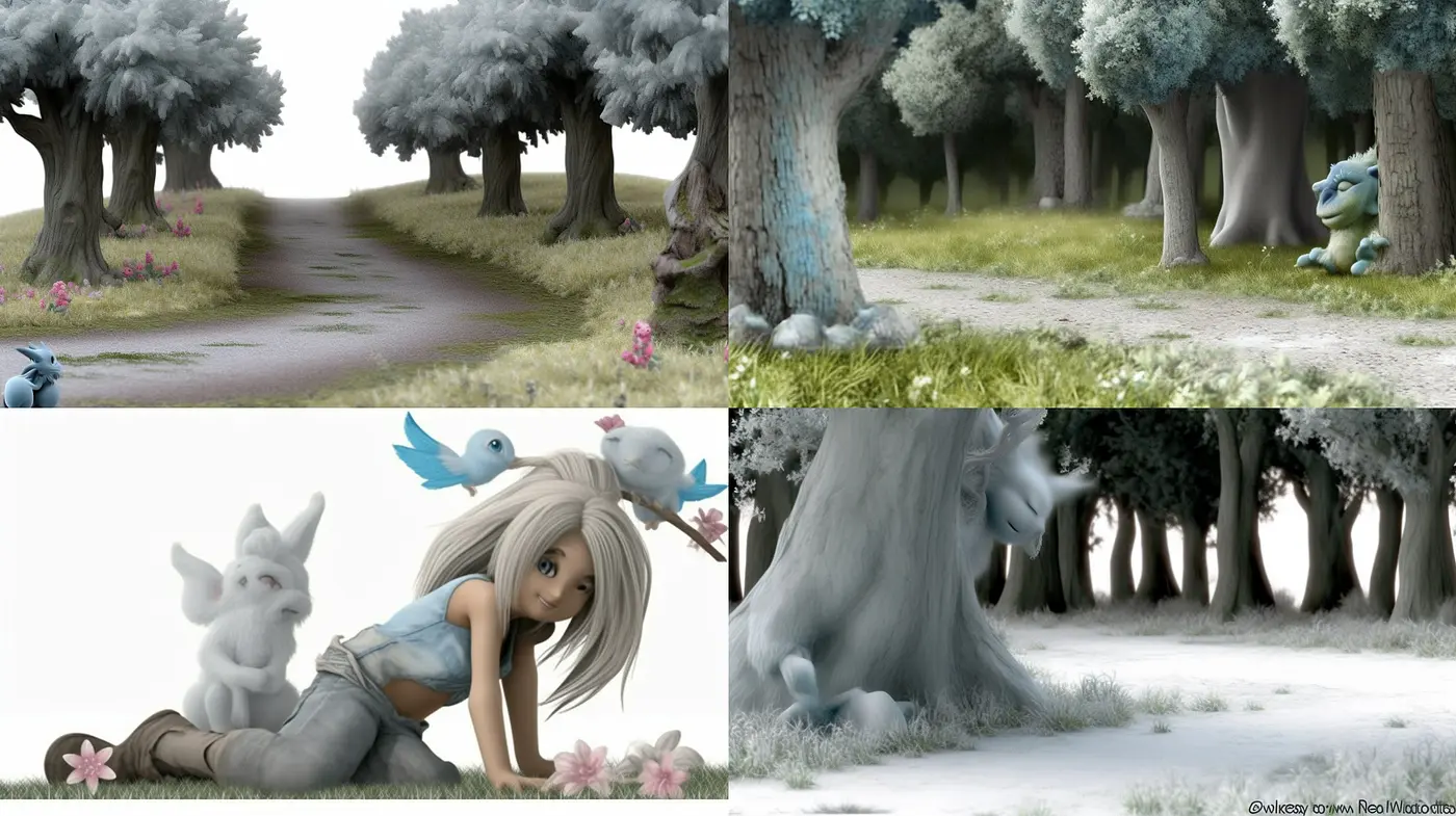 Whimsical Dreamscape: A Melange of Soft Pastels and Fanciful Themes - Midjourney sref style
