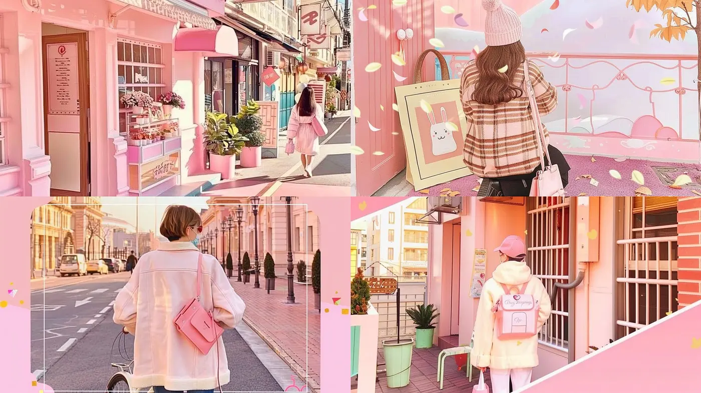 Pastel Dreamscapes and Urban Whimsy: A Homage to Soft Hues and Gentle Moods - Midjourney sref style