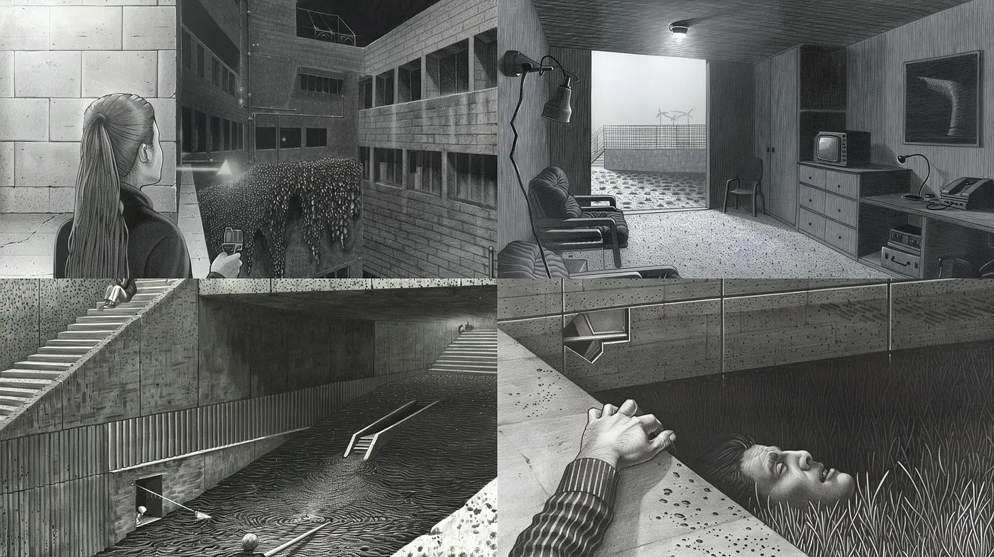Monochromatic Moods: A Homage to Nostalgic Realism in Monochrome Textures - Midjourney sref style