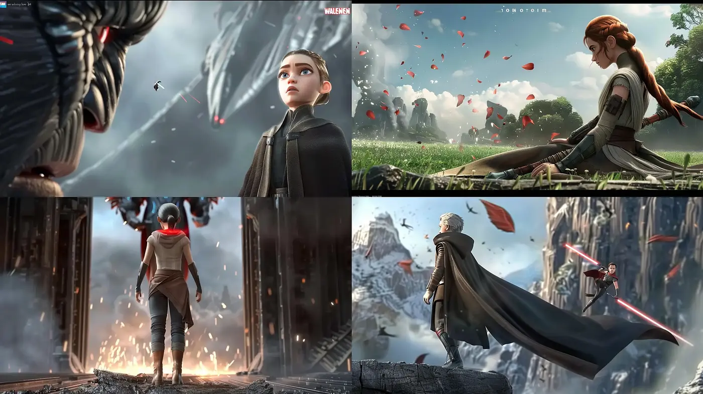 Epic Cinematic Fantasy with a Realistic Edge - Midjourney sref style