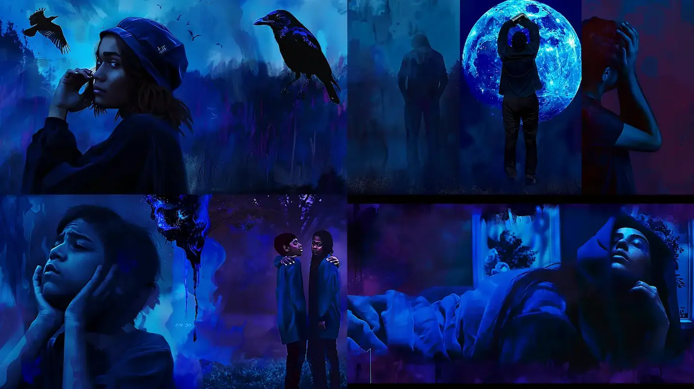 Ethereal Emotional Landscape with a Touch of Mystery - Midjourney sref style