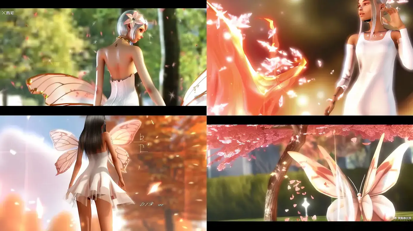 Ethereal and whimsical imagery with a delicate balance of nature and fantasy - Midjourney sref style