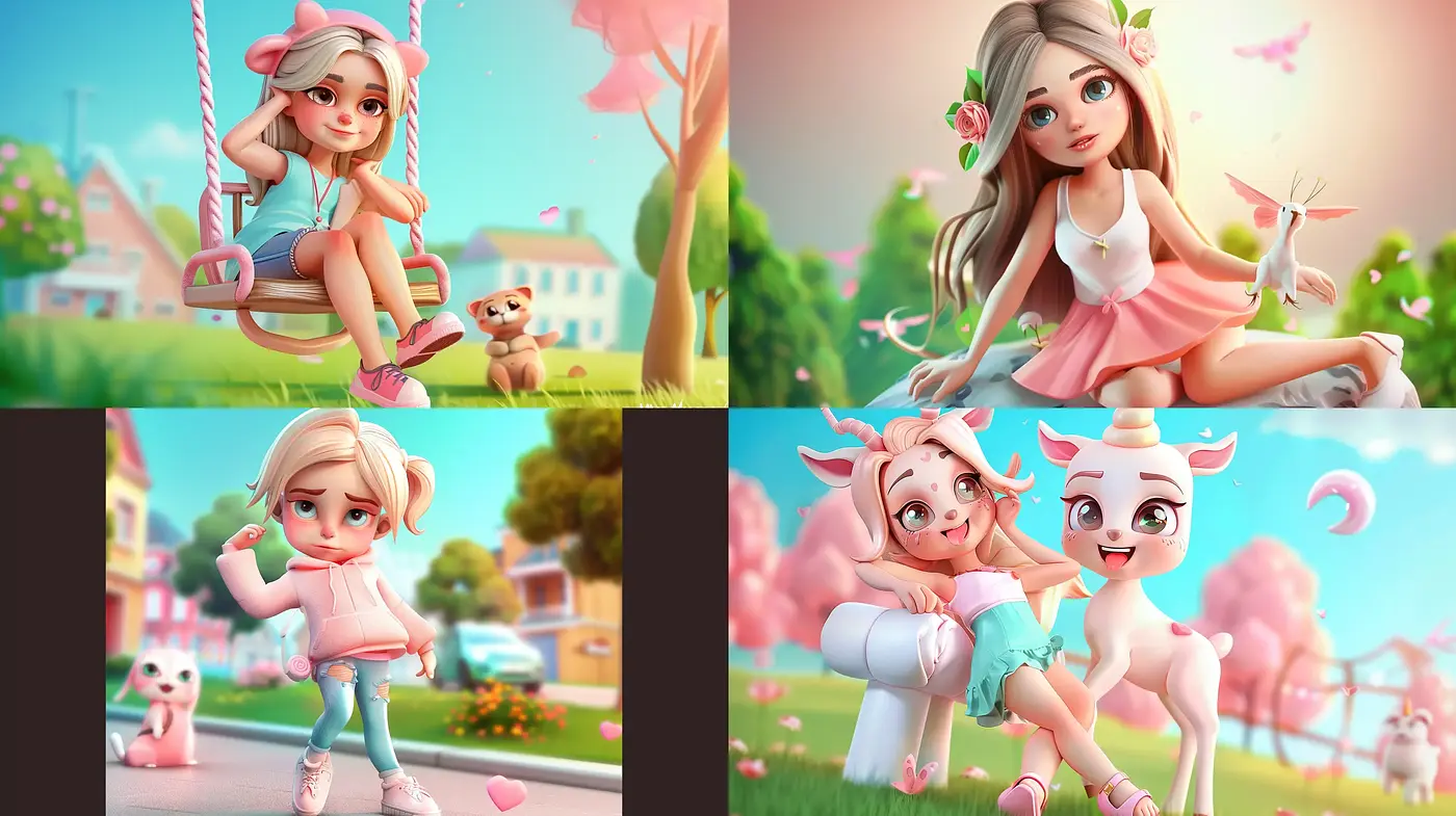 Enchanting Pastel Dreamscape: A Harmonious Blend of Whimsy and Tender Softness - Midjourney sref style