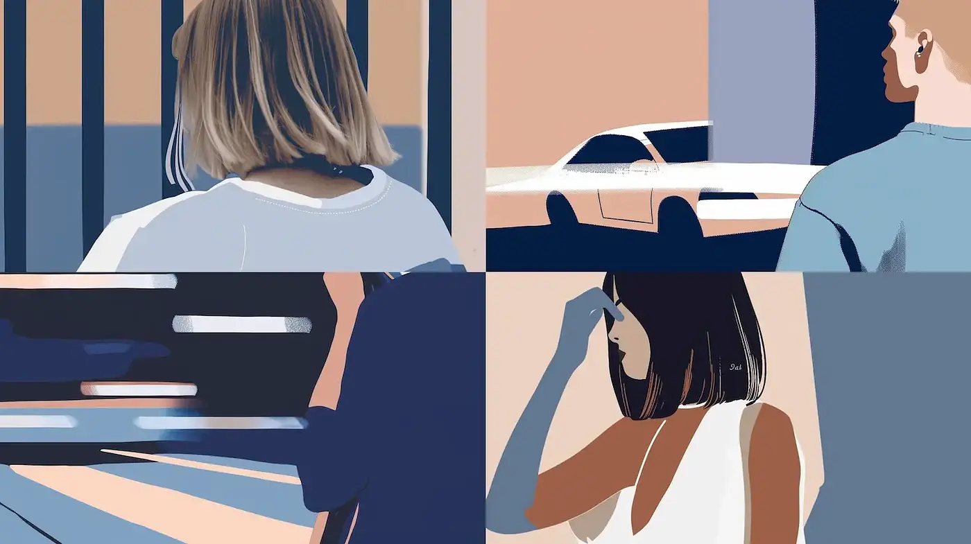 Stylized Scenes with a Contemporary Graphic Aesthetic - Midjourney sref style