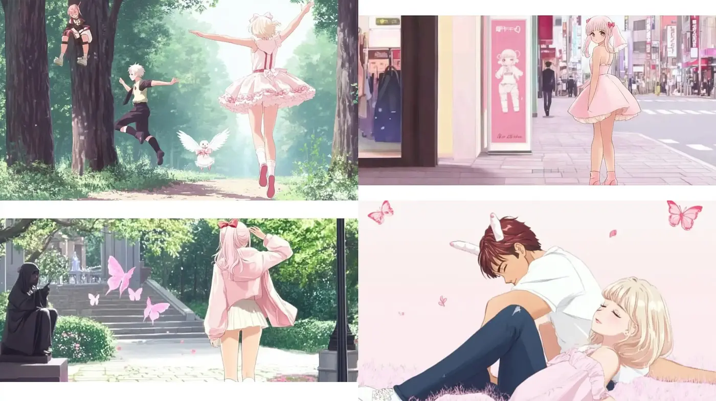 Ethereal Pastel Dreamscapes Inspired by Anime Aesthetics - Midjourney sref style