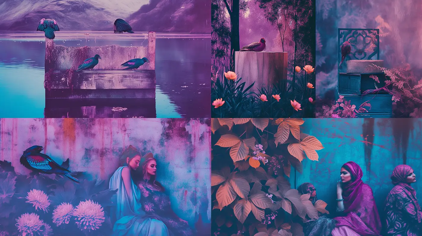 Ethereal Twilight Dreamscape Capturing Serenity and Introspection - Midjourney sref style