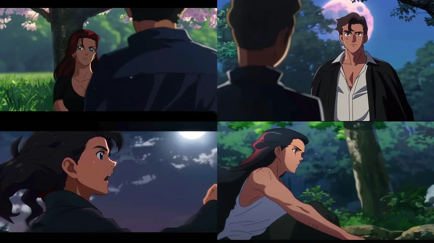 Twilight Serenity in Stylized Anime - Midjourney sref style