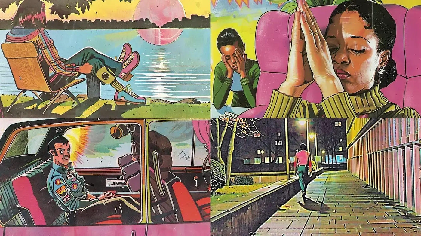 Vibrant Retro-Inspired Aesthetic with Emotional Depth - Midjourney sref style