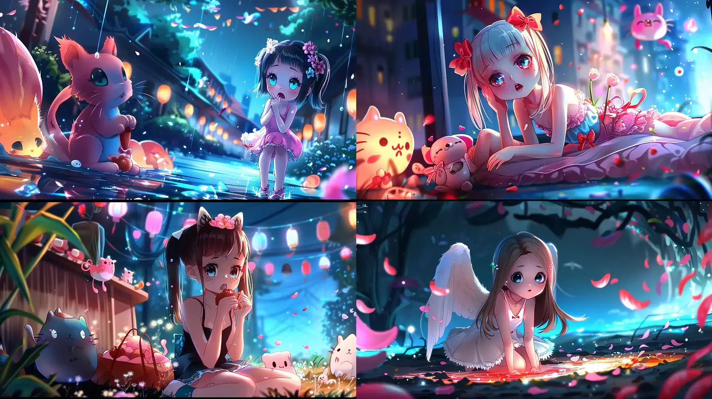 Luminous Fantasy: A Dive into Enchanting Anime-Inspired Visions - Midjourney sref style