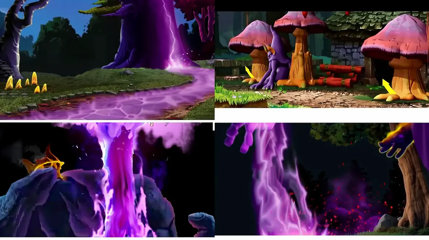 Whimsical Fantasy Landscape with Surreal Elements - Midjourney sref style