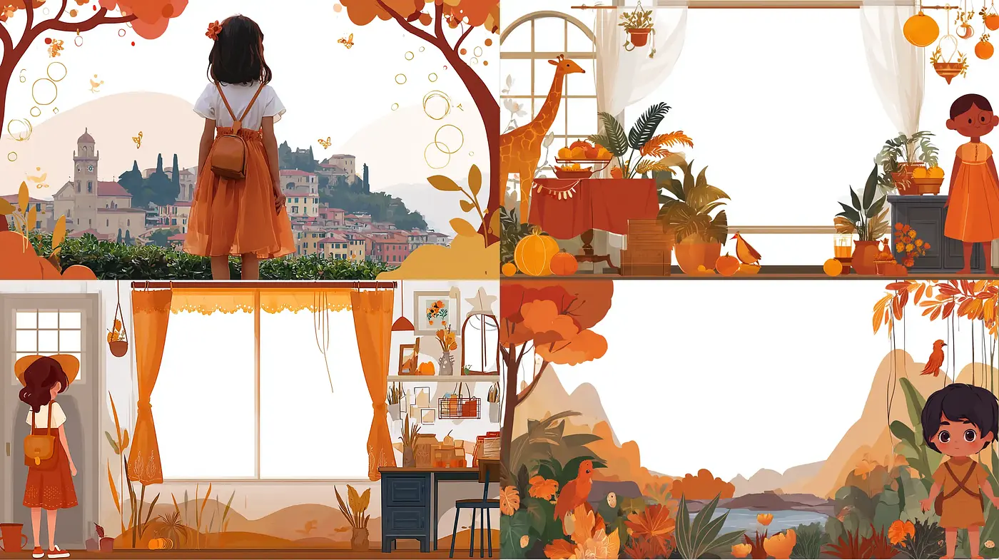 Warmly Inviting Aesthetic with a Whimsical Touch - Midjourney sref style