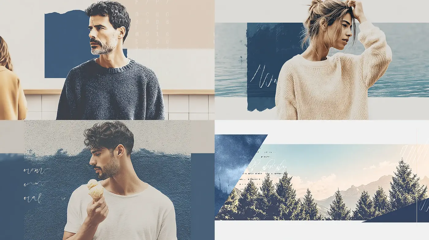 Contemporary Minimalism with a Touch of Softness and Natural Elements - Midjourney sref style