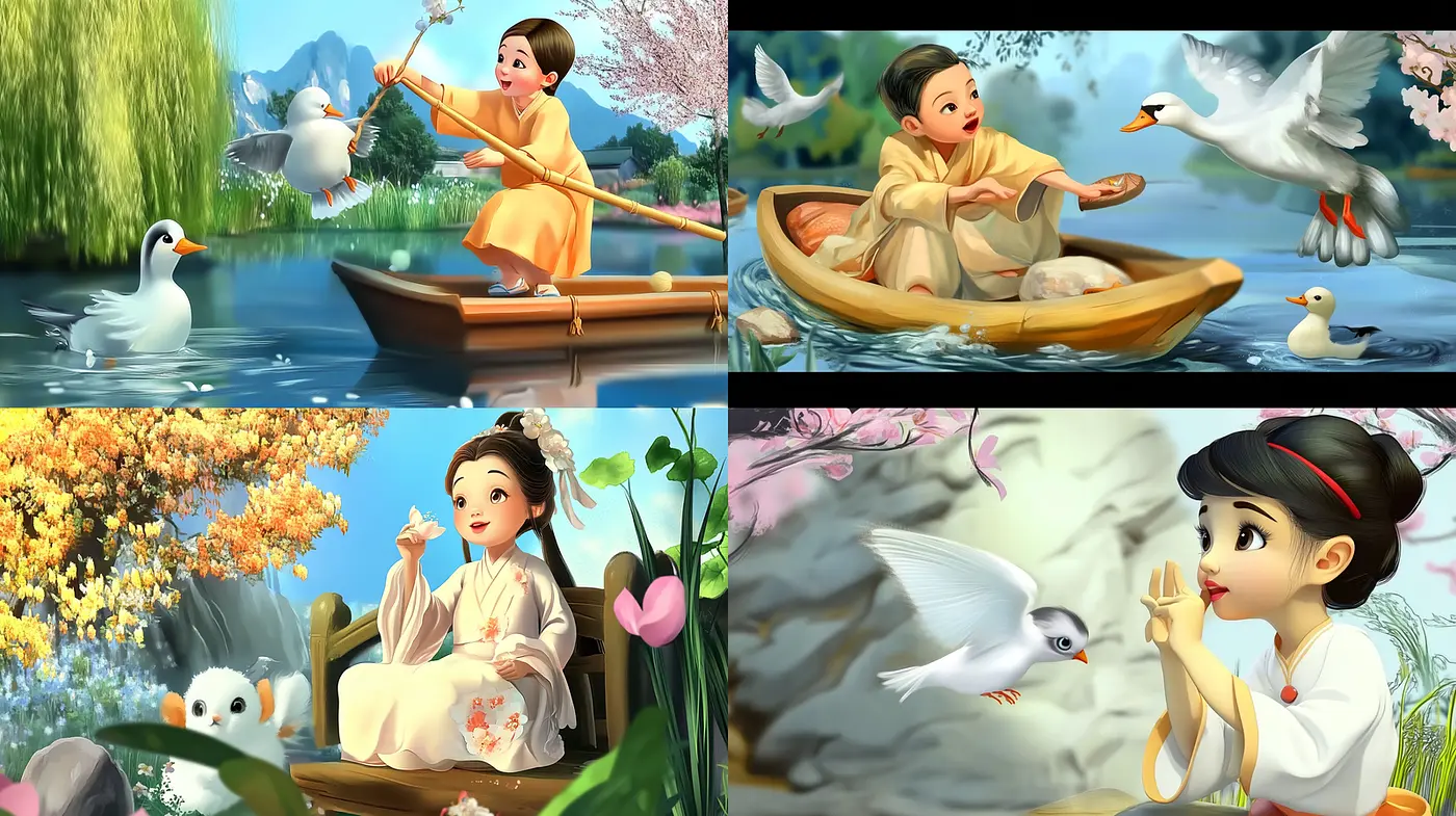 Charming and Playful Aesthetic with Nature Themes - Midjourney sref style