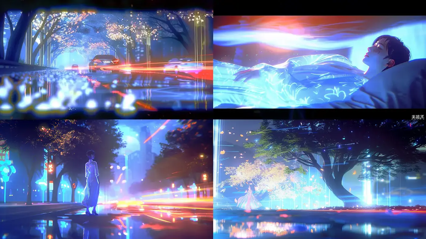 Dynamic and ethereal urban landscapes with surreal elements - Midjourney sref style