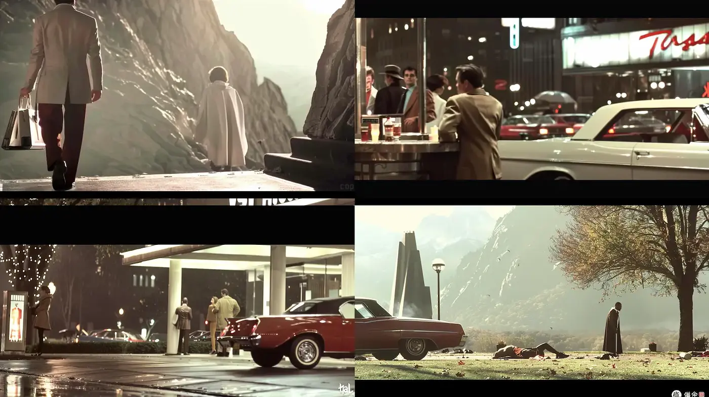 Cinematic Retro Aesthetic with Dramatic Lighting and Rich Textures - Midjourney sref style