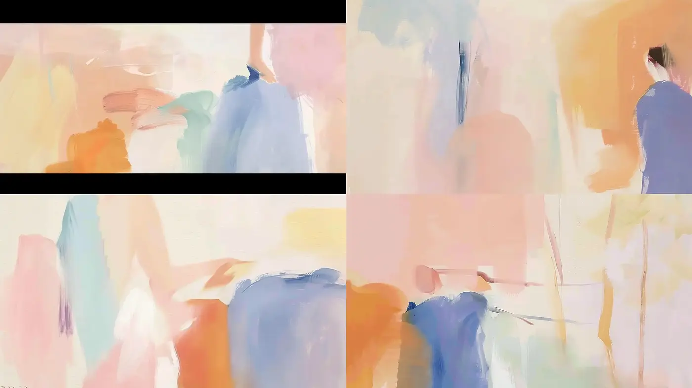 Ethereal Brushstrokes and Pastel Tones: A Consistent Artistic Vision - Midjourney sref style