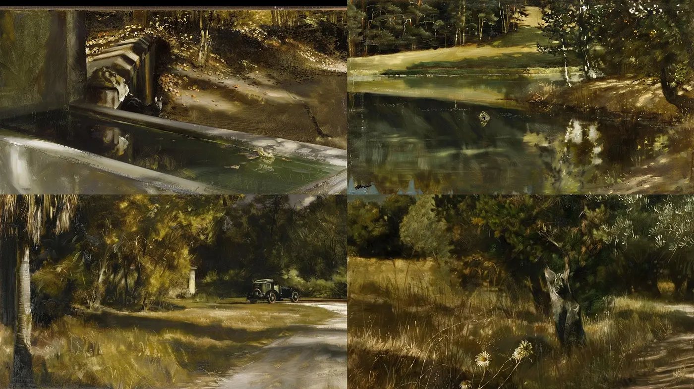 Consistent Tones of Nostalgic Nature: A Unified Study of Vintage Textures and Earthy Palettes - Midjourney sref style