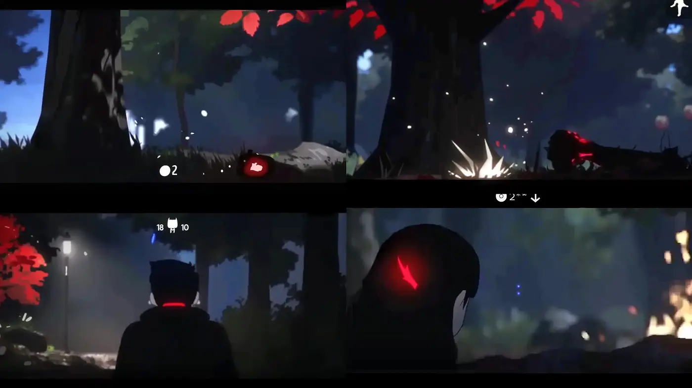 Enigmatic Twilight Ambience in Stylized Forest Tableaus - Midjourney sref style