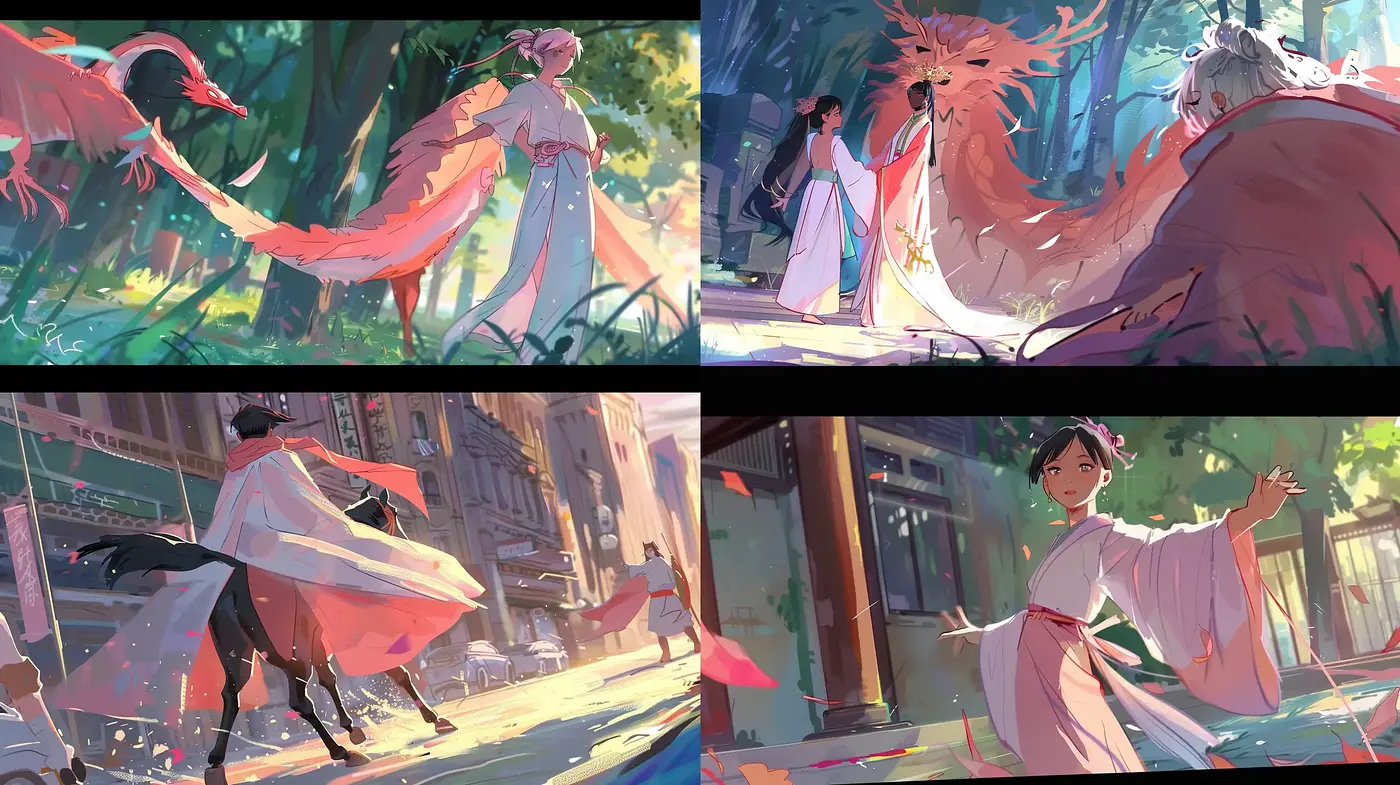 Luminous Ethereal Interplay of Light and Shadow - Midjourney sref style