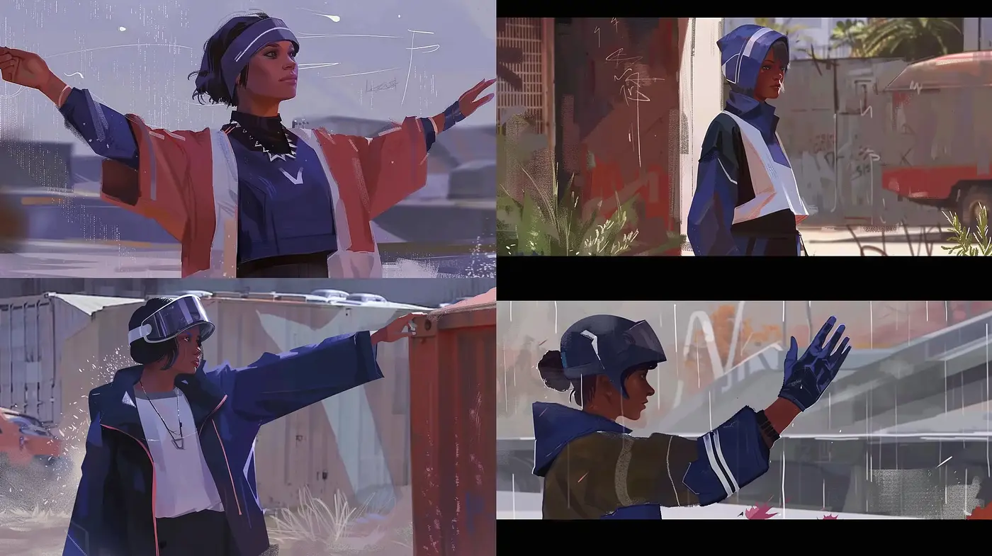 Consistent Hues of Digital Brushwork: A Synchrony of Color and Light - Midjourney sref style