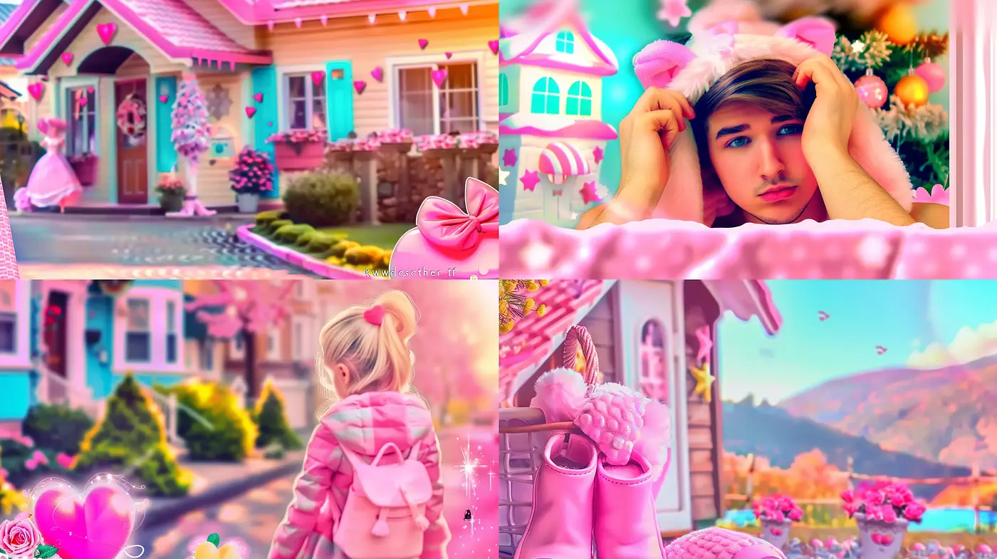 Candy-Colored Dreamscape with Surreal Overtones - Midjourney sref style