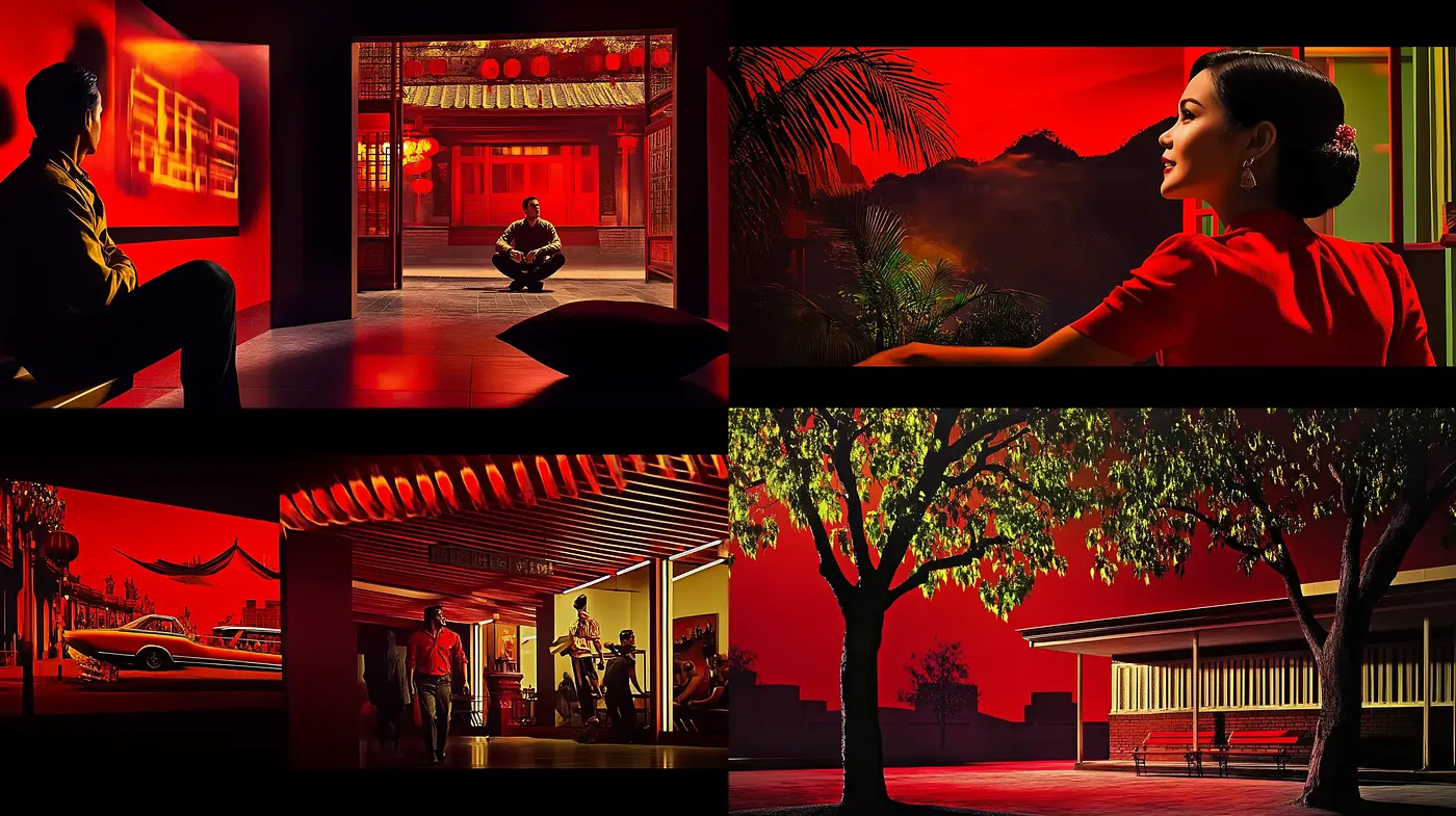 Cinematic Hues of Twilight: A Twilight-Infused Style Blend - Midjourney sref style