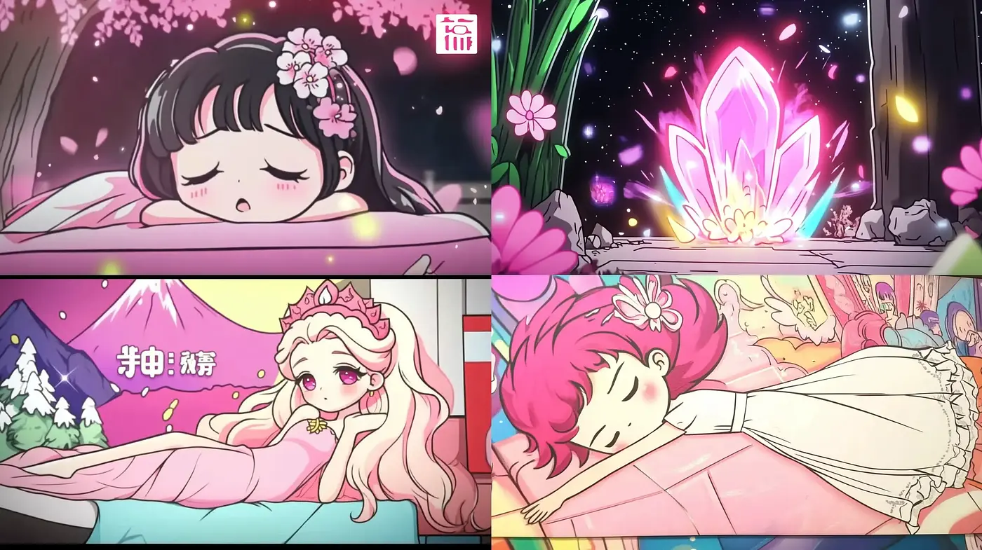 Dreamlike Anime-Inspired Fantasia: A Harmonious Blend of Soft Hues and Ethereal Imagery - Midjourney sref style