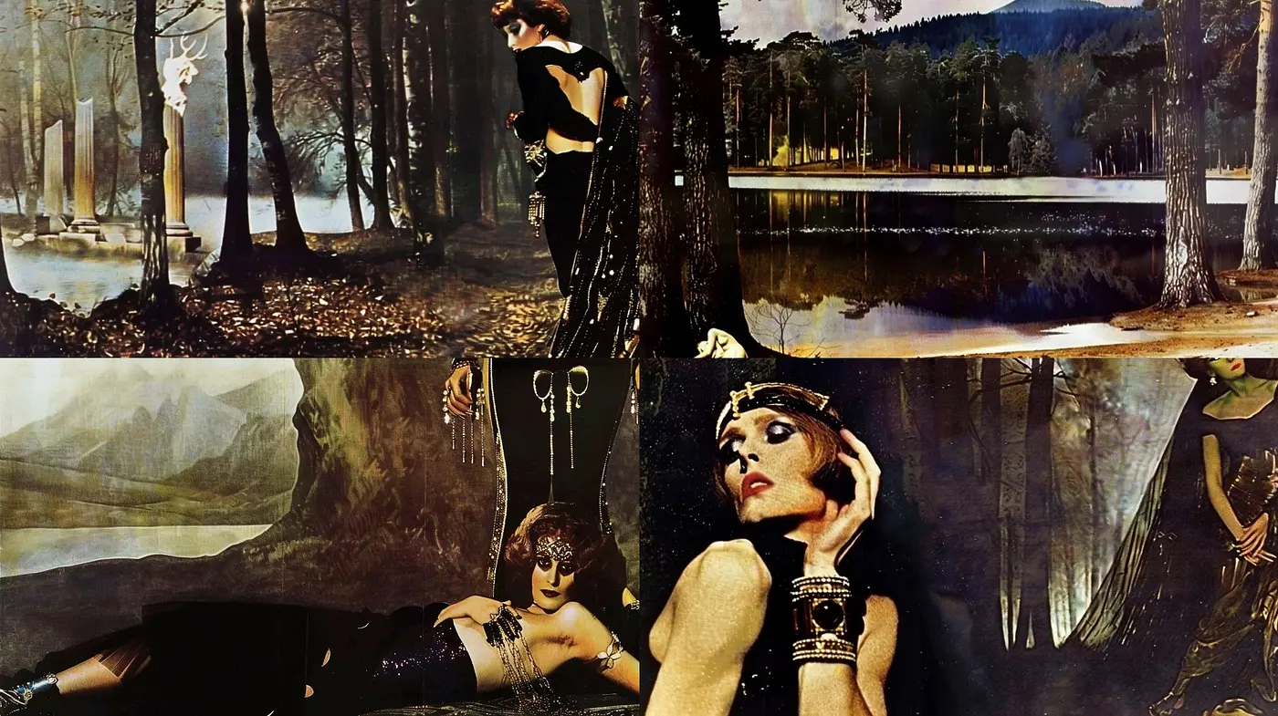 Ethereal Sepia Dreamscape: A Fusion of Fantasy and Nostalgia in a Timeless Tableau - Midjourney sref style