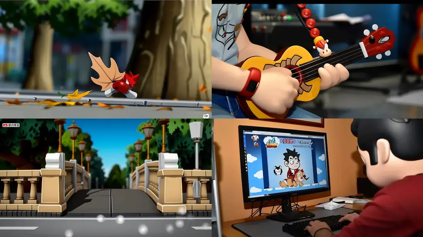 Vibrant and Playful Cartoon Aesthetic with Subtle Nostalgia - Midjourney sref style