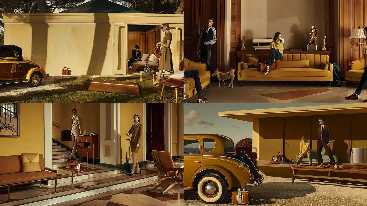 Timeless Elegance in Sepia: A Homage to Mid-20th Century Aesthetics - Midjourney sref style