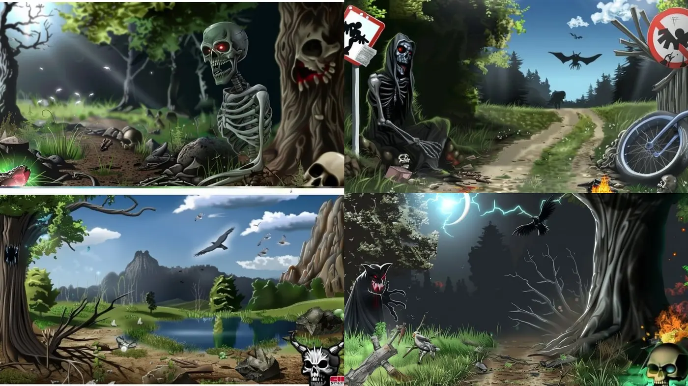 Ethereal Twilight: A Surrealist Journey Through Stylized Natural Vistas in Muted Earth Tones - Midjourney sref style
