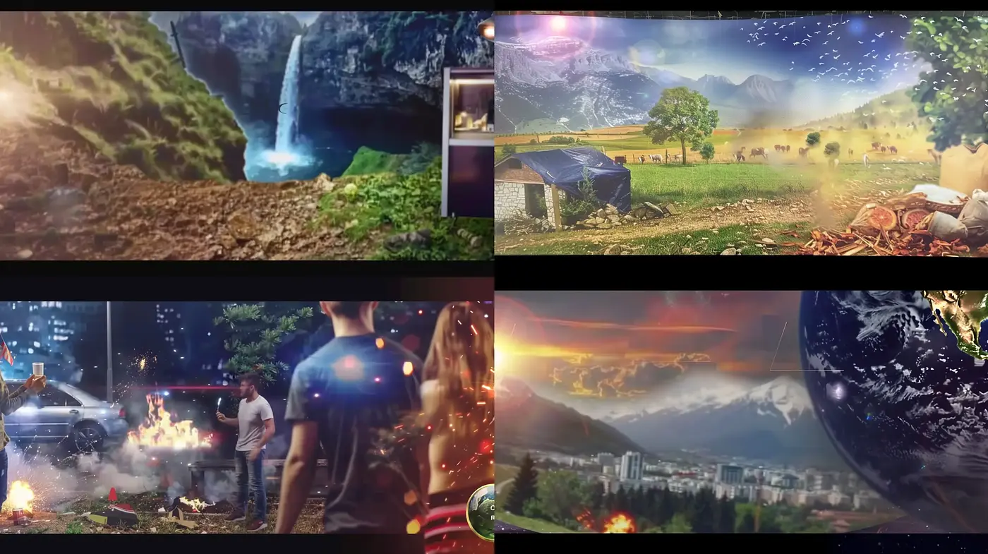 Ethereal Dreamscapes with Surreal Cinematography - Midjourney sref style