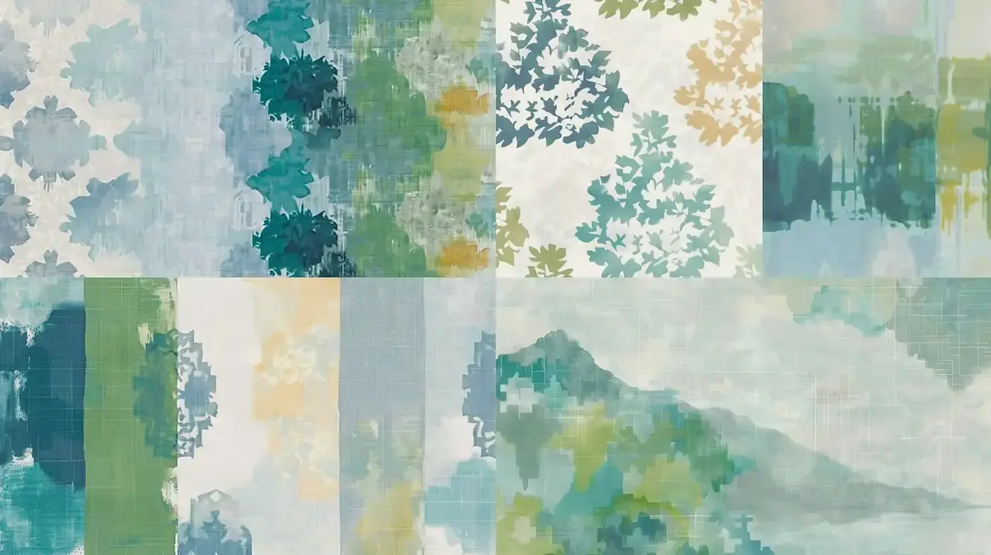Expressive and Translucent Patterns Inspired by Nature - Midjourney sref style