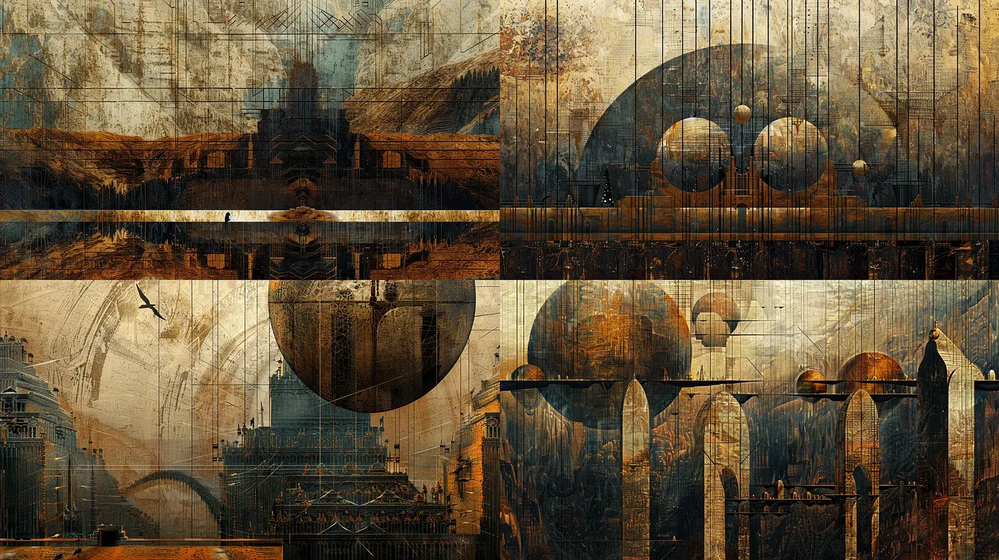 Dystopian Steam Age: A Uniform Aesthetic of Industrial Melancholy - Midjourney sref style