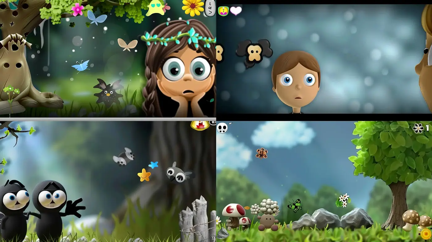 Enchanted Forest Whimsy: A Dreamlike Digital Reverie - Midjourney sref style