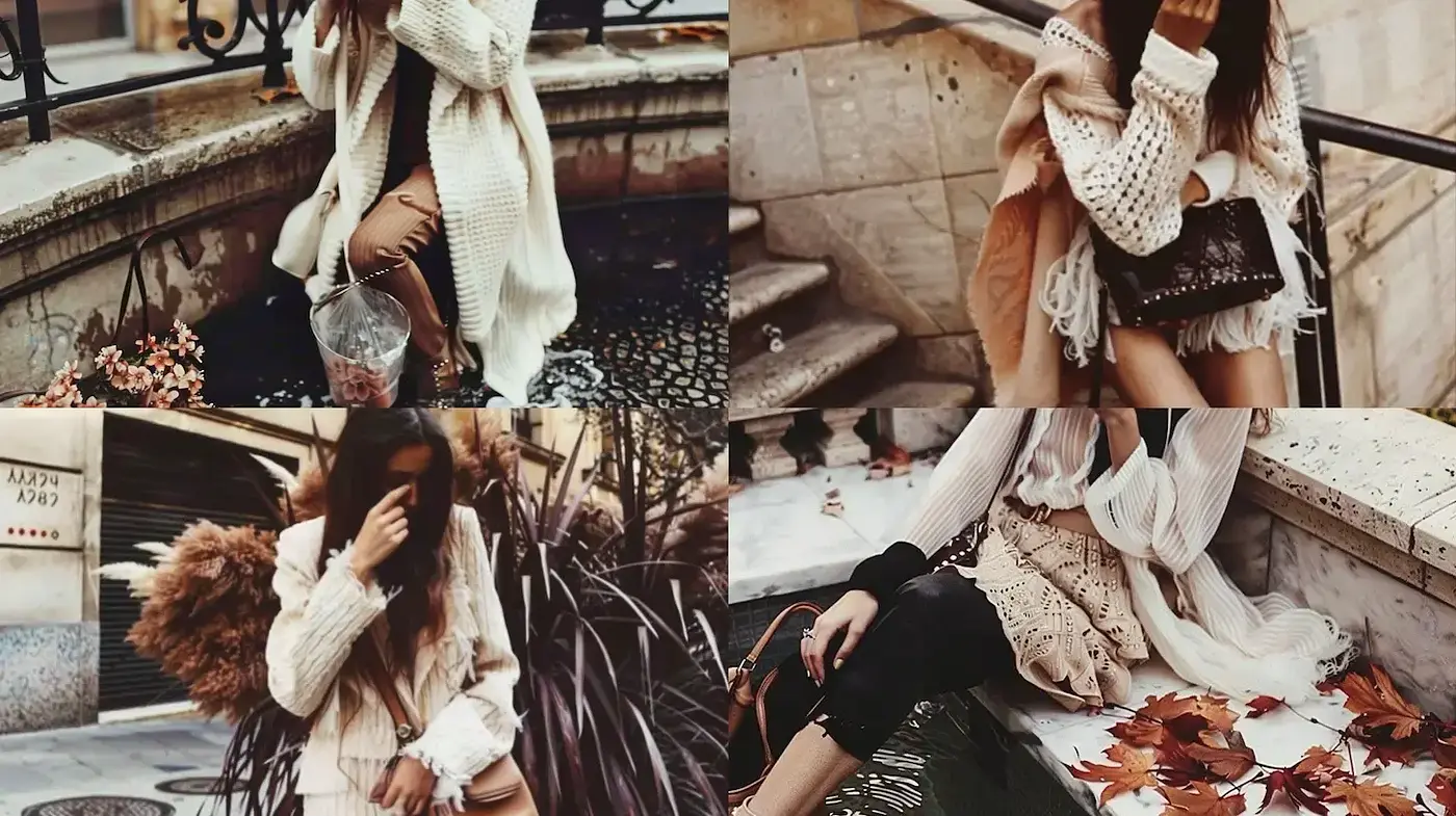 Cozy Autumn Aesthetic with a Vintage Touch - Midjourney sref style