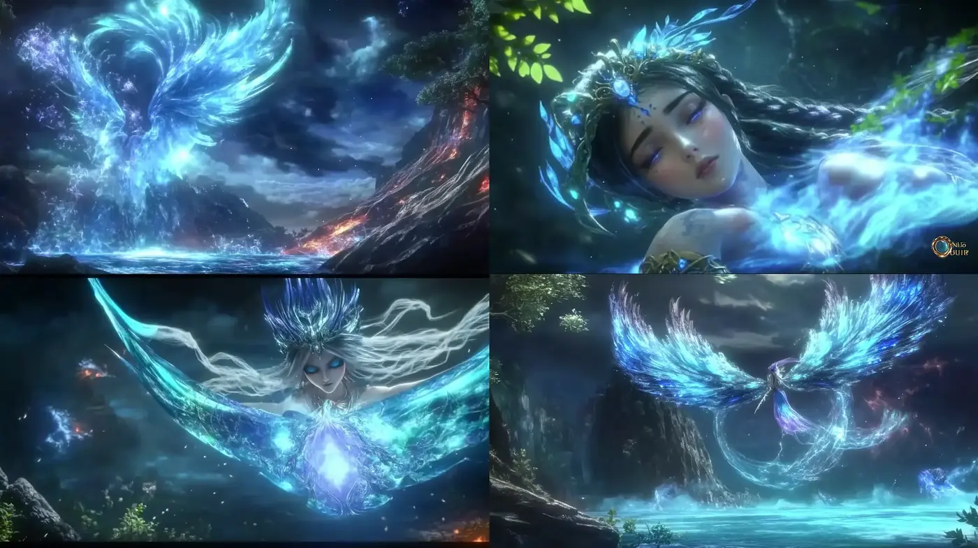 Luminous Ethereal Fantasy with a Surreal Glow - Midjourney sref style