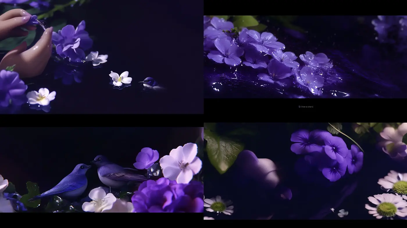 Ethereal Twilight in a Blooming Garden - Midjourney sref style