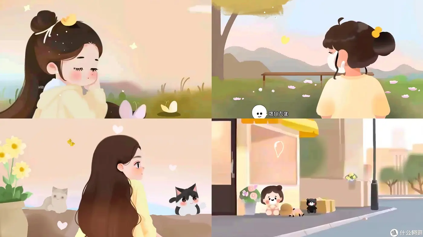 Whimsical Pastel Dreamscape: A Fusion of Soft Hues and Tender Moments in a Stylized Reality - Midjourney sref style
